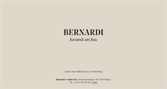 Desktop Screenshot of bernardi.ch